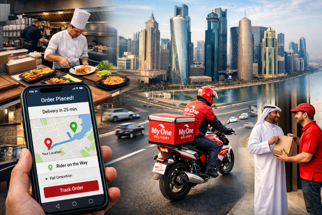 Overview of My One Delivery’s Qatar delivery services from order to door