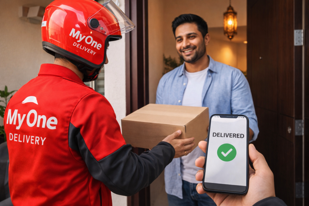 Successful last-mile delivery by My One Delivery in Qatar