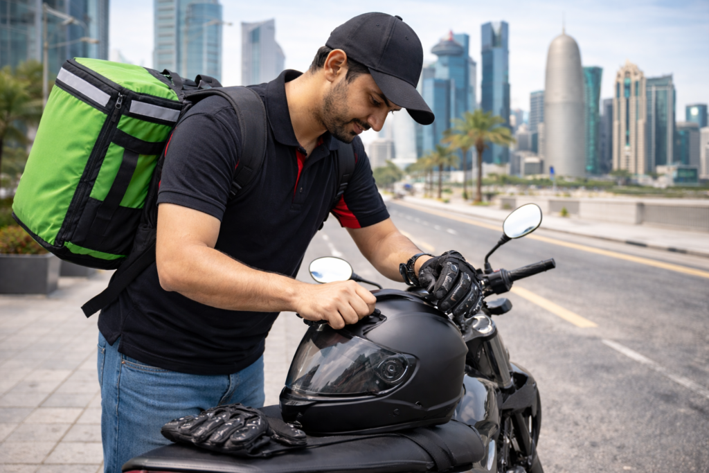 part time delivery jobs in Qatar for bike riders